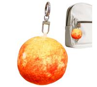 Sionhiuo Decoración del solar - 7,5 cm Colgante de peluche suave para colgar - Muñeca de un planeta | para bolsos, monederos, joyas, monederos, mochilas, mujeres, hombres, niñas, sol, ver