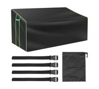 Sionhiuo Funda para Sofá de Jardín de 2 Plazas | con Rejilla de Ventilación y Protector Impermeable,Funda Resistente para Sillón de Jardín de 2 Plazas,para Nieve Sol Mantenimiento Porche Sofá
