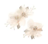 Sionhiuo Horquillas De Perlas 2 Unidades | Accesorios Elegantes para Peinados de Bodas | Accesorios Para Peinados De Novia Damas De Playa Boda Formal