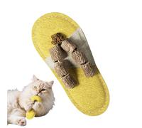 Sionhiuo Juguete para Gatos para la Fase, Limpiador de Dientes Natural en Forma de Zapatilla, Juguete Divertido para Gatitos en los Dientes | para Gatos de Vivienda, Desarrollo Mental, Empleo y