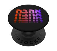 Sionista Ahava Amor Hebreo Israel Jerusalén Cultura Judía PopSockets PopGrip Adhesivo