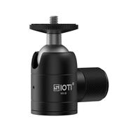 SIOTI Mini trípode Cabeza de la Bola trípode Head-Metal rótula de inclinación Montaje de trípode con 1/4 Tornillo para Digital Telefonía/DSLRcompacto/Celular/Monopod/Gopro/Luz Soporte/Light House
