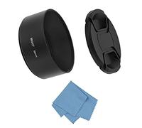 SIOTI Parasol de lente de 82 mm, tratamiento antirreflectante mate de oxidación, aleación de aluminio, con 1 tapa de lente de 86 mm, compatible con Sony/Canon/Nikon/Fuji, etc. Lente de cámara > 85 mm