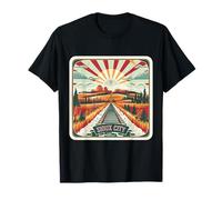 Sioux City Iowa Railroad Midwest Train Estados Unidos América Camiseta