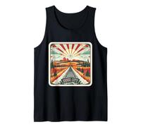 Sioux City Iowa Railroad Midwest Train Estados Unidos América Camiseta sin Mangas