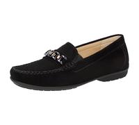 Sioux Cortizia, Mocasín Mujer, Negro, 40.5 EU Ancho