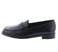 Sioux Gergena-704, Mocasín Mujer, Negro, 40 EU Ancho