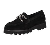 Sioux Meredira, Mocasín Mujer, Negro, 40.5 EU Ancho
