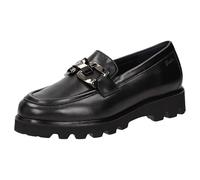 Sioux Meredira, Mocasín Mujer, Negro, 40.5 EU Ancho