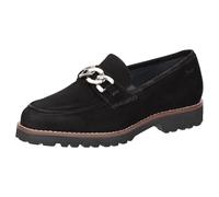 Sioux Meredith, Mocasín Mujer, Negro, 40.5 EU Ancho