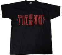 Siouxsie and The Banshees - Camiseta para hombre con logotipo rojo, Negro, L