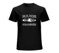 Siouxsie and The Banshees Music T Shirt Punk/Gothic Style Vintage Cotton tee Print Graphic Shirt Funny Short Sleeve Men T-Shirt Unisex Top tee Size S