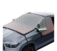 SIOXFN Protector Parabrisas Hielo para Ford B-MAX C-MAX S-MAX KA Edge Mustang Explorer, Protege de Nieve Escarcha UV Sol Lluvia Protector de Parabrisas con Cubre Espejo,Size S