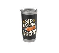Sip Happens, Kombucha lo arregla Vaso térmico de acero inoxidable de doble pared