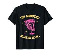 Sip Happens Martini Helps Funny Martini Glass Cocktail Camiseta