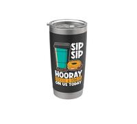 Sip Sip Hooray Coffee & Masa Sweet Lover Coffee & Donuts Vaso térmico de acero inoxidable de doble pared