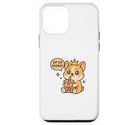 Sip Sip: ¡Viva el Perro Corgi Boba Kawaii! Carcasa para iPhone 12 Mini