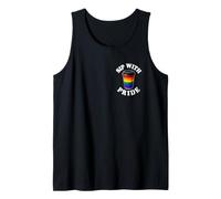 Sip with Pride Minimalista Pocket Rainbow Coffee LGBT Camiseta sin Mangas
