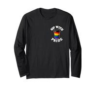 Sip with Pride Minimalista Pocket Rainbow Coffee LGBT Manga Larga
