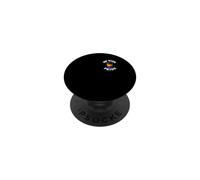 Sip with Pride Minimalista Pocket Rainbow Coffee LGBT PopSockets PopGrip Adhesivo