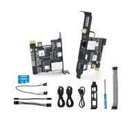 Sipeed NanoKVM IP-KVM Mini Remote Control Operations Maintenance Server, 1TOPS NPU 1 GHz C906 RISC-V Linux Single Board Computadora, con conexión de red HD-MI 100M (NanoKVM-PCIe ETH+PoE)