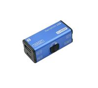 Sipeed NanoKVM-USB Operations Maintenance Server Tool Kit, Multi-Device Collaboration, Finger-sized 4K USB KVM for Server SBCs, USB A Switcher 1080P Video Capturer, 4K HD-MI IN/Loop Out (Blue USB KVM)