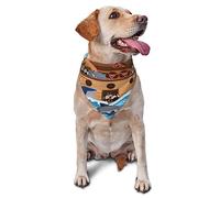 Sipeigyd Animals On Noah's Ark - Bandanas para perros, bufanda triangular de franela de algodón grueso para perros y gatos pequeños, medianos y grandes