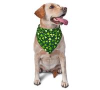 Sipeigyd Bandanas para perro con texto "Happy St. Patrick's Day", bandanas triangulares, baberos triangulares, pañuelo de franela de algodón grueso para perros y gatos pequeños, medianos y grandes