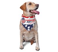 Sipeigyd Bufanda para perro con texto en inglés "Happy President's Day", bandanas reversibles, pañuelos, baberos triangulares, accesorios de decoración para perros y gatos