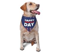 Sipeigyd Bufanda para perro con texto en inglés "Happy President's Day", bandanas reversibles, pañuelos, baberos triangulares, accesorios de decoración para perros y gatos