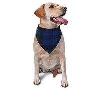 Sipeigyd Bufanda triangular para mascotas, bufanda de tartán azul y verde escocesa de Clan Forbes, bufanda para perros y gatos, accesorios de ropa para mascotas, bufanda a cuadros para perros pequeños