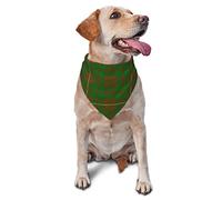 Sipeigyd Bufanda triangular para mascotas, bufanda de tartán de caza del clan MacKinnon, accesorios de ropa para mascotas, bufanda a cuadros para perros pequeños a grandes