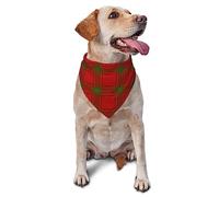 Sipeigyd Bufanda triangular para mascotas, bufanda de tartán de Clan Macdonald of Sleat, accesorios de ropa para mascotas, bufanda a cuadros para perros pequeños a grandes