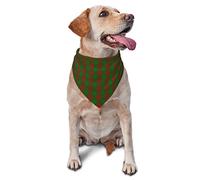Sipeigyd Bufanda triangular para mascotas, bufanda de tartán de Clan Menzies para mascotas y gatos, accesorios de ropa para mascotas, bufanda a cuadros para perros pequeños a grandes