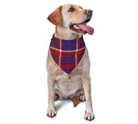 Sipeigyd Bufanda triangular para mascotas, bufanda de tartán del clan Macrae, para gatos y perros, accesorios de ropa para mascotas, bufanda a cuadros para mascotas, para perros pequeños a grandes y