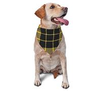 Sipeigyd Bufanda triangular para mascotas, colores escoceses Clan MacLeod tartán a cuadros para mascotas y gatos, accesorios de ropa para mascotas, bufanda a cuadros para mascotas, para perros