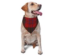 Sipeigyd Bufanda triangular para mascotas, Old Scotsman Clan MacLean tartán a cuadros para mascotas y gatos, accesorios de ropa para mascotas, bufanda a cuadros para perros pequeños a grandes