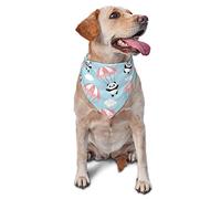 Sipeigyd Cute Panda Flying in The Sky-1 bufanda lavable para perro, triangular, ajustable, pañuelo para cachorros, para niñas o niños, tamaño mediano y grande
