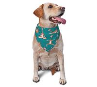Sipeigyd Giraffes Doing Various Yoga-1 bufanda lavable para perro, triángulo, ajustable, pañuelo para cachorros para niñas o niños, tamaño mediano y grande