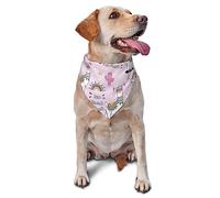 Sipeigyd No Drama Llama-1 bufanda lavable para perro, triángulo, ajustable, pañuelo para cachorros para niñas o niños, tamaño mediano y grande