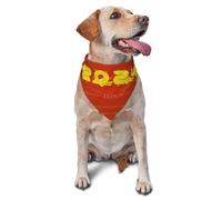 Sipeigyd Pañuelo para perro con texto en inglés "Year of the Dragon 2024 Happy Chinese New Year" para mascotas, pañuelos reversibles, pañuelos, baberos triangulares, accesorios de decoración de
