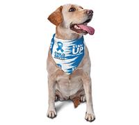 Sipeigyd Pañuelo reversible para perros y gatos con diseño de abuso infantil