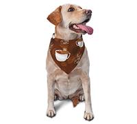 Sipeigyd Sloths Need More Coffee-1 bufanda lavable para perro, triangular, ajustable, pañuelo para cachorros, para niñas o niños, tamaño mediano y grande