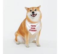 Sipeigyd Vote for Pedro 2024 - Bandanas para perros con hebilla para cachorros, pañuelo ajustable y suave, accesorios para cachorros pequeños, medianos y grandes