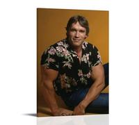 sipfsi Arnold Schwarzenegger Pósteres de actores cuando eran jóvenes, decoración del hogar, arte para colgar en la pared, para dormitorio, pinturas decorativas estéticas, 40 x 60 cm