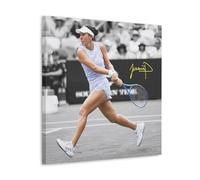 sipfsi Jessica Pegula - Póster de tenis para pared, impresiones para dormitorio, decoración del hogar, lienzo para colgar, 40 x 40 cm