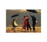 sipfsi Póster de Jack Vettriano de obras maestras (El mayordomo cantante) para interiores, pintura artística en lienzo, para sala de estar, dormitorio, decoración de 20 x 30 cm