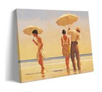sipfsi Póster decorativo de Jack Vettriano con obras maestras (perros locos) para interiores, lienzo decorativo para pared, sala de estar, dormitorio, pintura de 12 x 18 pulgadas (30 x 45 cm)
