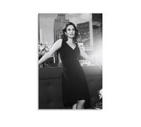 sipfsi Tina Fey - Pósteres artísticos de nostalgia de actor en lienzo, impresiones estéticas para pared, decoración moderna del hogar, 20 x 30 cm