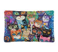 siphylline Alfombrilla de cama para mascotas, antideslizante, suave, cómoda, para perros grandes, jumbo, medianos y pequeños, 24 x 18 pulgadas